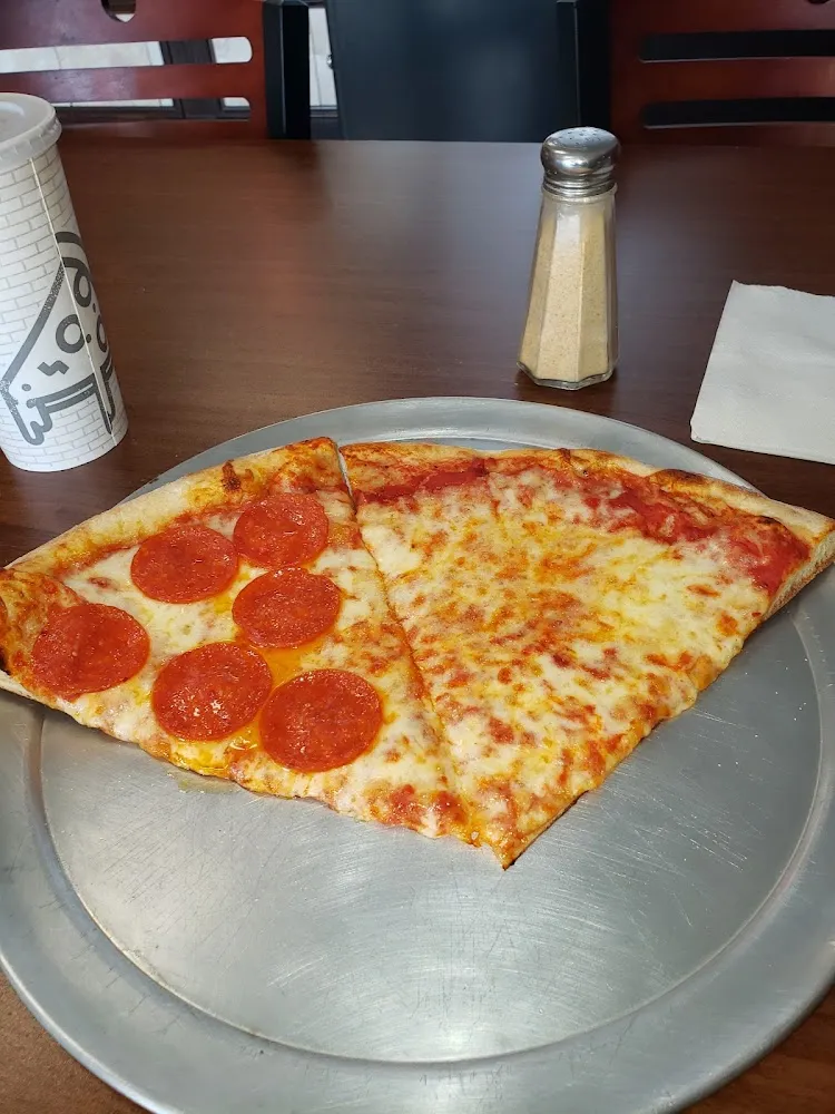 Pepperoni and Plain Slices